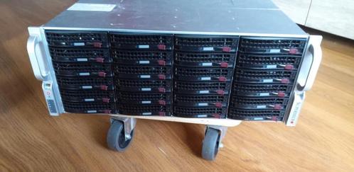 Supermicro Super Server SSG-6048R-E1CR36N SAS3 144TB, Computers en Software, Servers, Zo goed als nieuw, 3 tot 4 Ghz, 128 GB, Hot swappable onderdelen