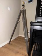 Driepoot vloerlamp grijs, Ophalen, Gebruikt, Hout, 100 tot 150 cm