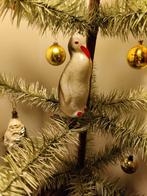 Oude Ussr glazen kerstbal figuur op knijper, Diversen, Kerst, Ophalen of Verzenden