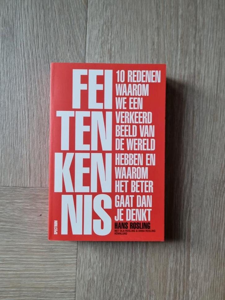 Feitenkennis - Hans Rosling, Boeken, Wetenschap, Zo goed als nieuw, Sociale wetenschap, Ophalen of Verzenden