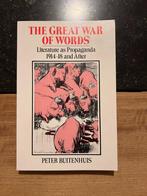 The great war of words, literature as propaganda 1914 - 18 a, Ophalen of Verzenden, Zo goed als nieuw, Peter Buitenhuis, Voor 1940