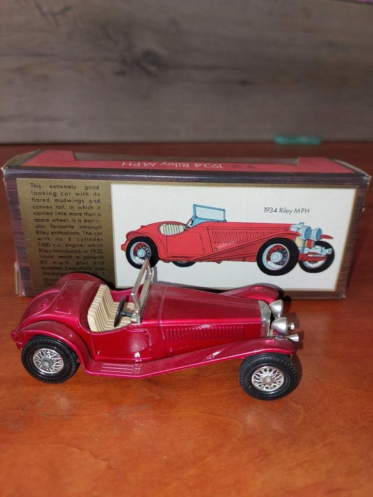 RILEY MPH 1934, Hobby en Vrije tijd, Modelauto's | 1:43, Zo goed als nieuw, Auto, Matchbox, Ophalen of Verzenden