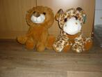 Knuffels Big Eye leeuw of giraf 35 cm ( nieuw), Ophalen of Verzenden, Nieuw, Overige typen
