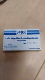 Laatste restant Delvo naalden (worden niet meer gemaakt).