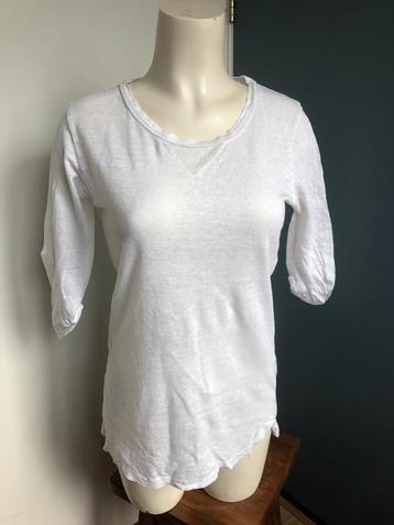 Isabel marant wit linnen top truitje m  beschikbaar voor biedingen