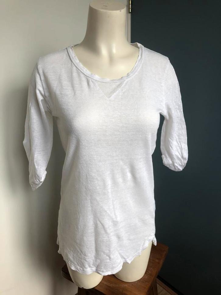 Isabel marant wit linnen top truitje m, Kleding | Dames, Tops, Zo goed als nieuw, Maat 38/40 (M), Wit, Korte mouw, Ophalen of Verzenden