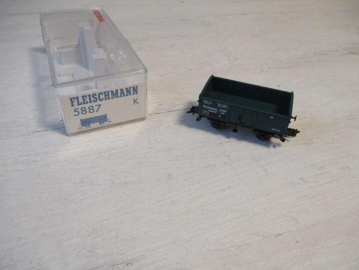 Fleischmann Bak wagon no 5887 K, Hobby en Vrije tijd, Modeltreinen | H0, Zo goed als nieuw, Wagon, Gelijkstroom, Fleischmann, Ophalen