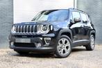 Jeep Renegade 1.0T Limited | 1E EIGENAAR | BEATS | LEER | NA, Voorwielaandrijving, Gebruikt, Adaptive Cruise Control, Zwart