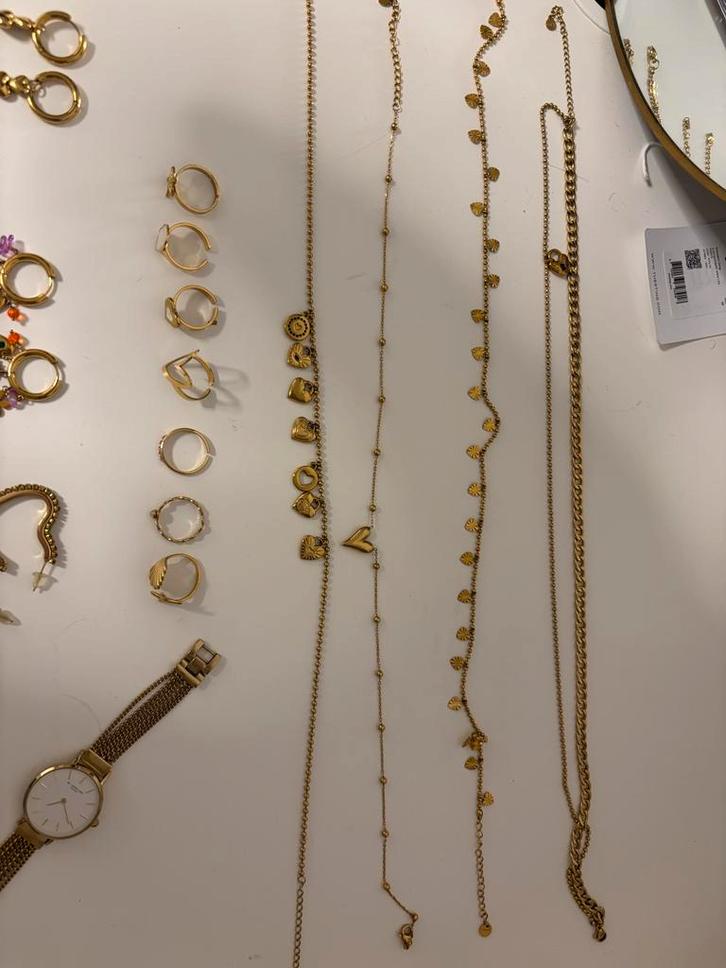 Gouden Sieraden My Jewellery & Finaste, Sieraden, Tassen en Uiterlijk, Kettingen, Zo goed als nieuw, Goud, Met hanger, Ophalen of Verzenden