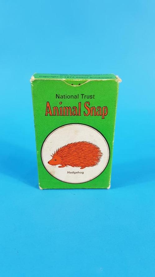 Animal Snap, vintage kaartspel National Trust, 1972, 6B11, Hobby en Vrije tijd, Gezelschapsspellen | Kaartspellen, Gebruikt, Ophalen of Verzenden