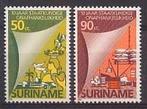 Suriname 486/7 postfris Onafhankelijkheid 1985, Postzegels en Munten, Postzegels | Suriname, Verzenden, Postfris