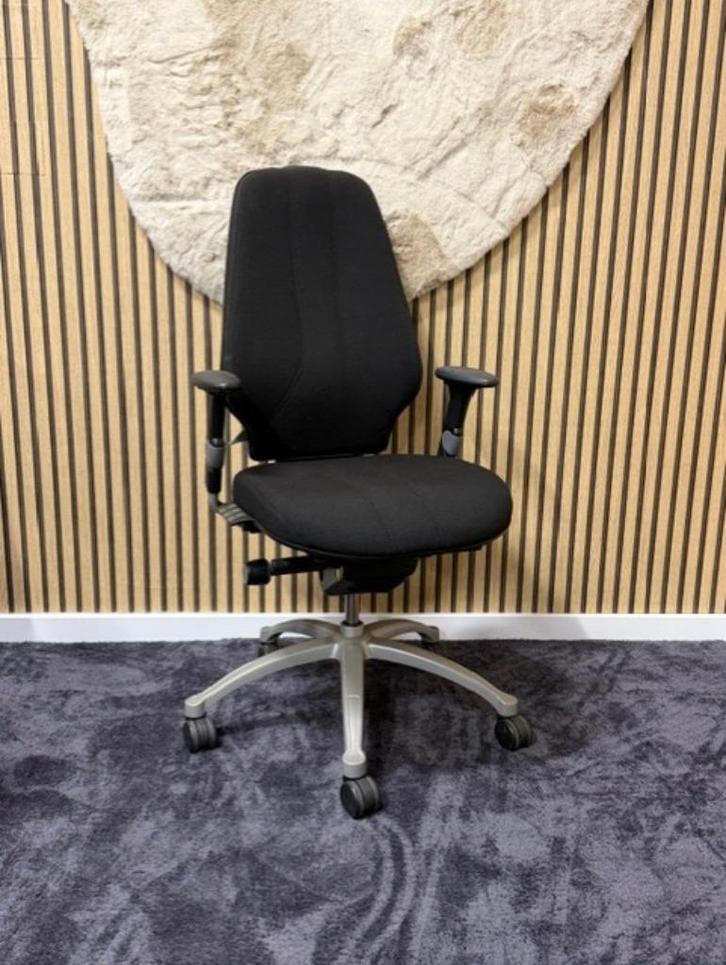 Rh Logic 400XL bureaustoel zwart (Voor maar €395), Huis en Inrichting, Bureaustoelen, Gebruikt, Zwart, Ophalen of Verzenden
