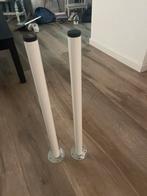 IKEA Tafelpoten + Wit Tafelblad (60x120 cm), Ophalen, Kunststof, Gebruikt, 100 tot 150 cm