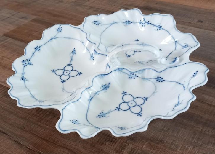 Saks Victoria Indisch blue schelpenschaal nr16 & fruitschaal, Huis en Inrichting, Keuken | Servies, Zo goed als nieuw, Schaal of Schalen