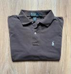 Ralph Lauren polo bruin/grijs, Bruin, Maat 48/50 (M), Ralph Lauren, Ophalen of Verzenden