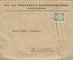 Amsterdam - Van Straaten - Stempel - 1910, Postzegels en Munten, Brieven en Enveloppen | Nederland, Envelop, Ophalen of Verzenden