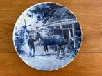 Delfts blauw wandbord - Paard, Ophalen