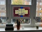 Klein glas in lood raam 2x., Ophalen of Verzenden, Minder dan 80 cm, Glas in lood