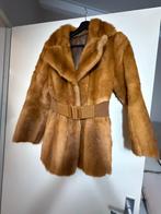 Vintage Bontjas Bruin Maat S, Ophalen of Verzenden, Gedragen, Maat 38/40 (M), Bruin