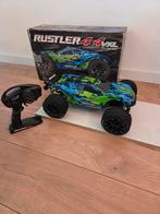 Traxxas Rustler 4x4 VXL met upgrades, Gebruikt, Auto offroad, Schaal 1:10, RTR (Ready to Run)