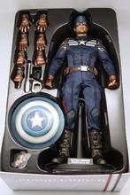 Hot toys Captain America Stealth Strike Suit 1.0, Ophalen of Verzenden, Zo goed als nieuw, Actiefiguur of Pop