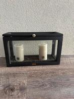 Riviera Maison Box met Kaarsen, Ophalen, Overige materialen, Zwart, Zo goed als nieuw