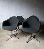 Vintage Herman Miller designstoelen, Ophalen, Blauw, Metaal, Vier
