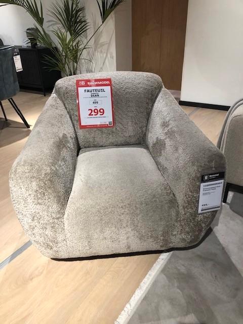 Fauteuil Dean, Huis en Inrichting, Fauteuils, Zo goed als nieuw, Stof, 75 tot 100 cm, 75 tot 100 cm, Ophalen