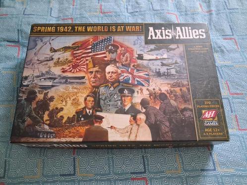 Axis & Allies Spring 1942 - The World Is At War!, Hobby en Vrije tijd, Gezelschapsspellen | Bordspellen, Gebruikt, Een of twee spelers