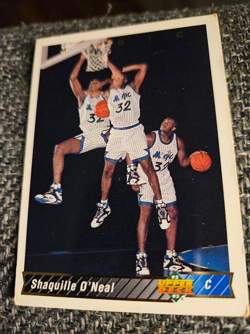Shaquille O'Neal 1992 Upper Deck Kaart, Verzamelen, Sportartikelen en Voetbal, Gebruikt, Spelerskaart, Overige sporten, Ophalen of Verzenden