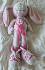 Roze knuffel konijn, Kinderen en Baby's, Speelgoed | Knuffels en Pluche, Konijn, Zo goed als nieuw, Ophalen