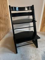 Stokke Tripp Trapp Meegroeistoel Zwart, Kinderen en Baby's, Kinderstoelen, Ophalen, Zo goed als nieuw, Meegroeistoel, Gordel(s)