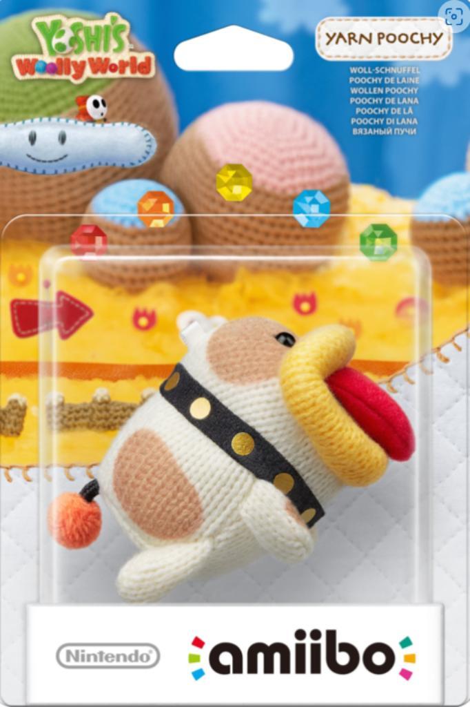 Amiibo | YARN POOCHY | Yoshi's Woolly World | boxed Amiibo, Spelcomputers en Games, Games | Nintendo Switch, Nieuw, Avontuur en Actie