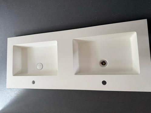 Nieuwe Storke Mata wastafel solid surface 130cmx52cm, Huis en Inrichting, Badkamer | Badkamermeubels, Nieuw, Wasbak of Wastafel