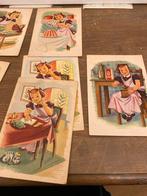 13 x bijdehandje kaarten De Gruyter, Ophalen of Verzenden, 1940 tot 1960, Gelopen, Noord-Holland