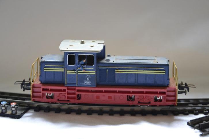 2258 Industrie Dieselloc TRIX, Hobby en Vrije tijd, Modeltreinen | H0, Gebruikt, Locomotief, Gelijkstroom, Trix, Analoog, Ophalen of Verzenden