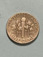 One dime 1947 usa zilver., Postzegels en Munten, Munten | Amerika, Verzenden