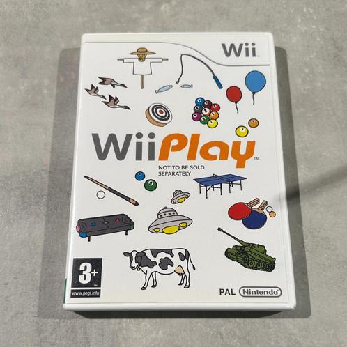Nintendo Wii - Wii Play - Wii Sports, Spelcomputers en Games, Games | Nintendo Wii U, Zo goed als nieuw