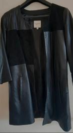 Blue Motion leren jas in zwart, maat L, Verzenden, Zwart, Zo goed als nieuw, Maat 42/44 (L)