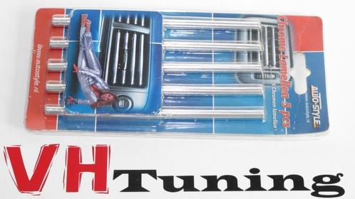 Autostyle SY CH399 chrome lamellen 5 stuks, Auto diversen, Tuning en Styling, Ophalen of Verzenden