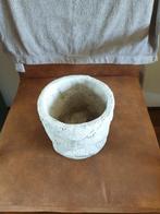 Binnenpot grijs, Gebruikt, Rond, Ophalen of Verzenden, Minder dan 25 cm