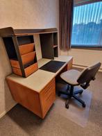 Bureau hout met of zonder opbouw, Ophalen, Gebruikt, 100 tot 150 cm