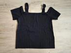 Leuk zwart topje/shirtje! Maat 146/152., Overige typen, Meisje, H&M, Ophalen of Verzenden