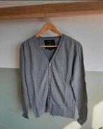 Vest vesten cardigan fijn gebreid Soho WE fashion heren mode, WE Fashion, Gedragen, Grijs, Maat 48/50 (M)