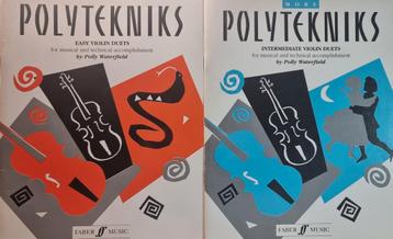 Viool. Polly Waterfield. Pollyteknics deel 1 en 2. Ongebruik beschikbaar voor biedingen
