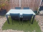 Bois le Duc Tuinset met 4 Stoelen, Ophalen, 4 zitplaatsen, Gebruikt, Wicker