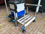 RIVE zitkist /viskist met plateu, Watersport en Boten, Ophalen, Zo goed als nieuw, Complete set