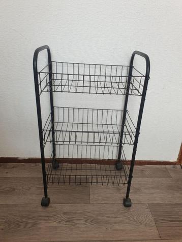 Handig rekken voor de keuken ( zwart ️️) beschikbaar voor biedingen