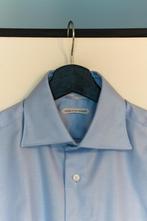 Light Blue Houndstooth Twill Slim Fit Shirt, Ophalen, Nieuw, Blauw, Suitsupply