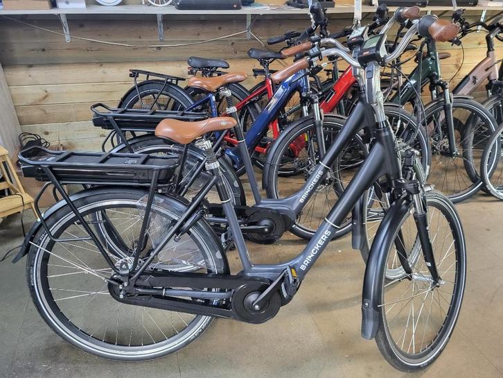2X - BRINCKERS BRETAGNE E-BIKE, Fietsen en Brommers, Elektrische fietsen, Gebruikt, Brinckers, 51 tot 55 cm, 30 tot 50 km per accu